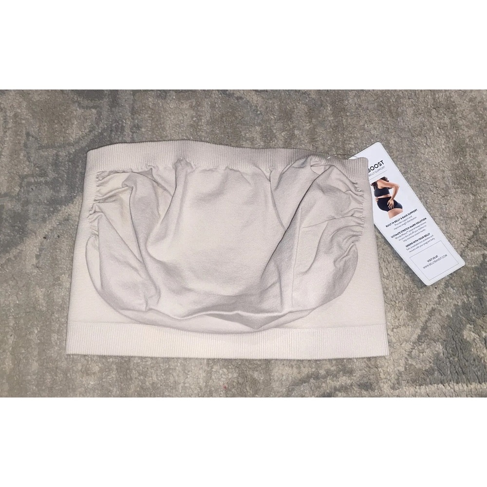 New Women's BELLY BANDIT Nude BELLY BOOST Maternity Belly Support‎ Sz XSmall XS
